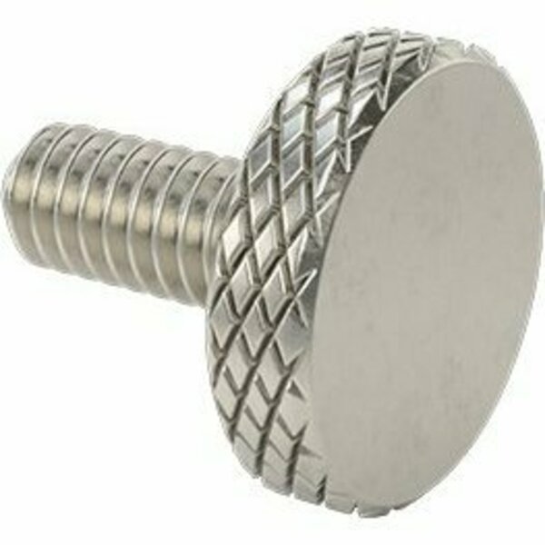 Bsc Preferred Knurled-Head Thumb Screw Stainless Steel Low-Profile 1/4-20 Thread Size 5/8 Long 3/4 Dia Head 91746A422